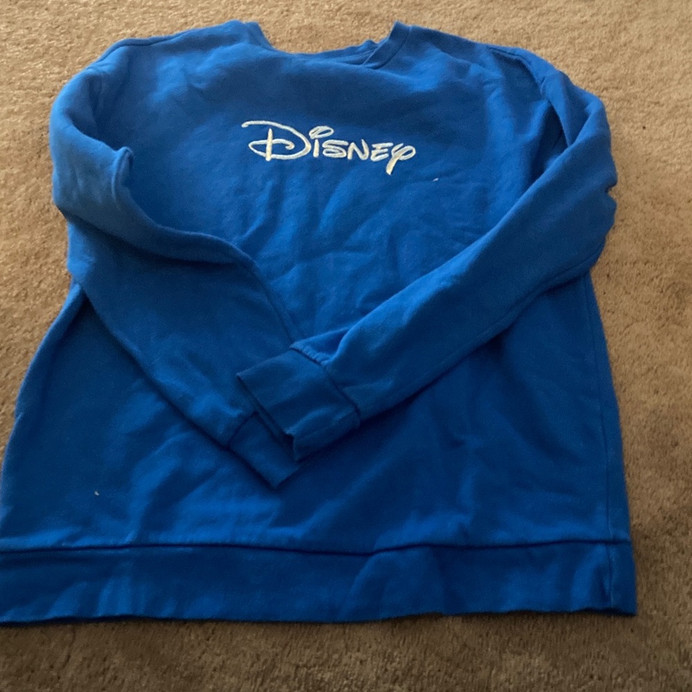 Disney Blue Sweatshirt for Women